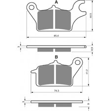 Brzdové obloženie GOLDFREN 357 S33 STREET FRONT