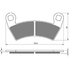 Brzdové obloženie GOLDFREN 313 K5