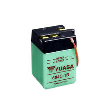 Conventional 6V battery NO ACID YUASA 6N4C-1B