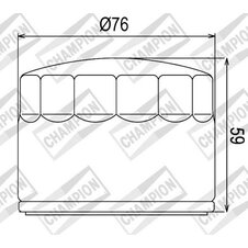 Olejový filter CHAMPION COF4528 100609125