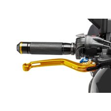 Páčka brzdy bez adaptéra PUIG 170OA dlhé zlatá/modrá