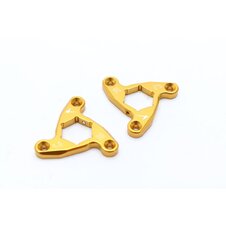 Hviezdicové ovládanie predpätia  pružín vidlice 4RACING GFS19 zlatá