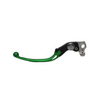 Adjustable folding lever ACCOSSATO aluminium, master cylinder zelená