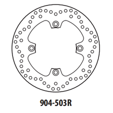 Brzdový kotúč GOLDFREN 904-503R zadná 250 mm