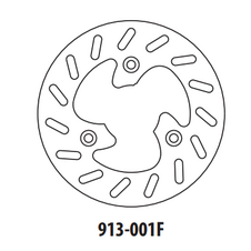 Brzdový kotúč GOLDFREN 913-001F predné 190 mm