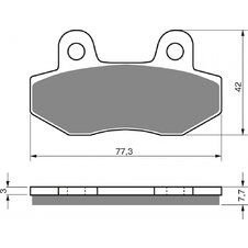 Brzdové obloženie GOLDFREN 011 K5