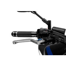 Páčka brzdy bez adaptéra PUIG 3.0 120PA dlhé strieborná/modrá