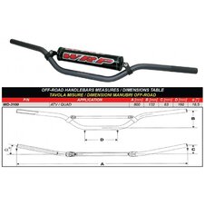 Riaditka WRP PRO-TECH ATV/QUAD Tmavo šedá