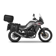 Kompletná sada bočných adventure vakov SHAD TERRA TR40 a hliníkového 55 L vrchného kufru ,vrátane montážnej sady SHAD HONDA TRANSALP 750