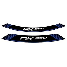 Linka na ráfik PUIG AK550 9630A modrá linky na ráfik - sada 8ks