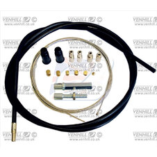 Lanko plynu univerzálne sada Venhill U01-4-100-BK 1,35 m (dvojtakt) čierna