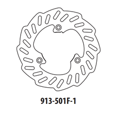 Brzdový kotúč GOLDFREN 913-501F-1 predné 218 mm