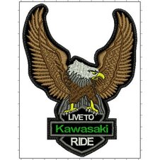 Nášivka orol Kawasaki malá