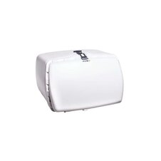 Vrchný kufor PUIG MAXI BOX 1126B biela 90l, s rukoväťou