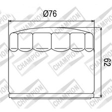 Olejový filter CHAMPION COF060 100609695