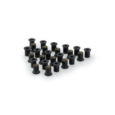 Skrutkovacie matice PUIG 0714N čierna M5 (25ks)