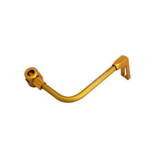 Lever guard ACCOSSATO with gold hose and joint right, aluminium
