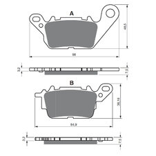 Brzdové obloženie GOLDFREN 380 S3