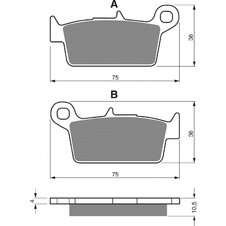 Brzdové obloženie GOLDFREN 003 K5