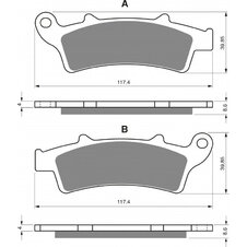 Brzdové obloženie GOLDFREN 193 S3