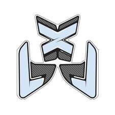 Tank pad PUIG SPECIFIC 8433C karbónový vzhľad s bočnou časťou