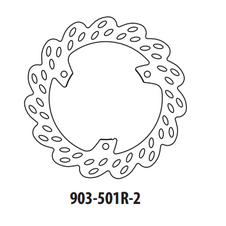 Brzdový kotúč GOLDFREN 903-501R-2 zadná 230 mm