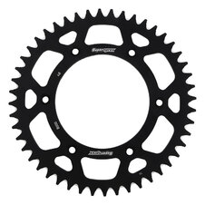 Hliníková reťazová rozeta SUPERSPROX RAL-8000:48-BLK čierna 48T, 520