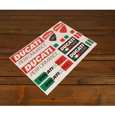 Set nálepiek A3 - Ducati 1