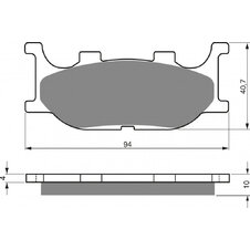 Brzdové obloženie GOLDFREN 099 S3
