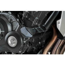 Posuvníky rámu PUIG R12 9753N čierny s šedou gumou