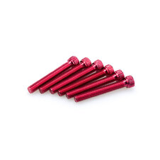 Skrutky PUIG ANODIZED 0540R červené M8 x 55 mm (6ks)