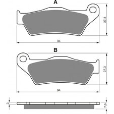 Brzdové obloženie GOLDFREN 031 K5