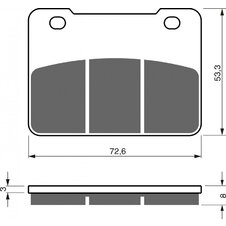 Brzdové obloženie GOLDFREN 331 S3