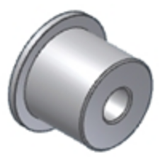 Kefovaný hliník MIVV 50.73.353.1 Ø30/23,6 hole Ø8,5 H20.5