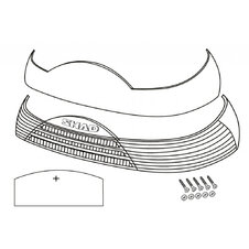 reflexný SHAD D1B465CAR červené pre SH46