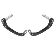 Lever guard ACCOSSATO with silver eyelet and insert right + left , carbon