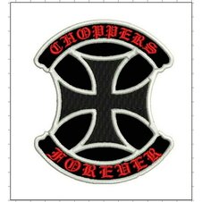 Nášivka choppers štít veľká 1