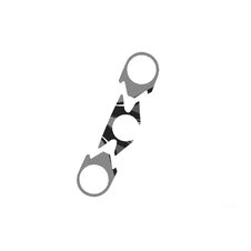 Ochranné nálepky na "okuliare" PUIG RADIKAL 6949U sivá