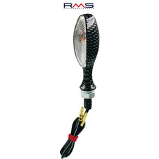 Blinker RMS 246480080 Karbonový vzhľad , priehľadné sklo Homologácia