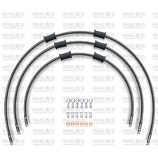ŠTANDART -predok -sada Venhill POWERHOSEPLUS SUZ-6001F-CB (3 hadice v sade) karbónové hadice, chrómové koncovky
