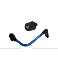 Lever guard ACCOSSATO with blue hose and joint right, aluminium