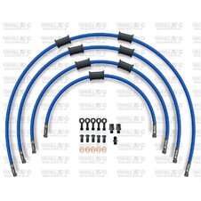 ŠTANDART -predok -sada Venhill POWERHOSEPLUS BMW-11005FB-SB (4 hadice v sade) modré hadice, čierne koncovky