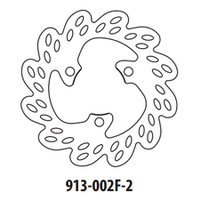 Brzdový kotúč GOLDFREN 913-002F-2 predné 190 mm