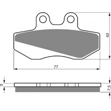 Brzdové obloženie GOLDFREN 095 S3