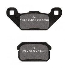 Brzdové obloženie EBC FA431TT