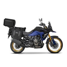 Kompletná sada bočných adventure vakov SHAD TERRA TR40 a hliníkového 55 L vrchného kufru ,vrátane montážnej sady SHAD SUZUKI V-STROM 800 DE