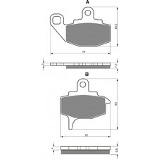 Brzdové obloženie GOLDFREN 035 K5