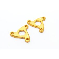 Hviezdicové ovládanie predpätia  pružín vidlice 4RACING GFS17 zlatá