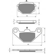 Brzdové obloženie GOLDFREN 094 K5