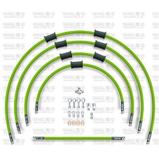 ŠTANDART -predok -sada Venhill POWERHOSEPLUS KAW-11001F-GR (5 hadíc v sade) zelené hadice, chrómové koncovky